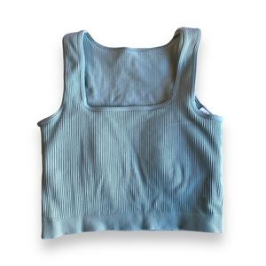 LILIAS‎ Ribbed Workout Crop Top Size:S 0272